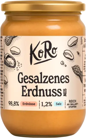 Gesalzenes Erdnussmus von KORO