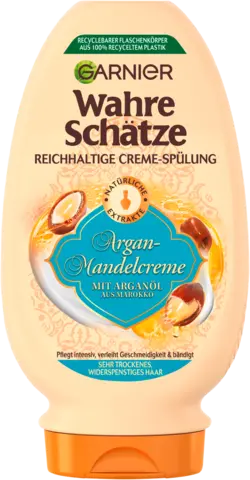 Wahre Schätze Reichhaltige Spülung Arganöl und Mandelcreme von WAHRE SCHÄTZE