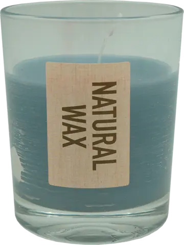 Natural Wax Kerze im Glas grey 91 7 x 8,6cm von CUP CANDLE