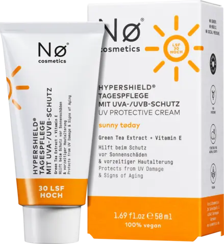 Hypershield® Tagespflege mit UVA-/UVB-Schutz sunny tøday von NO COSMETICS