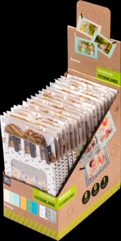 Fotogirlande Mix mit Klammern und Schnur von HAMA