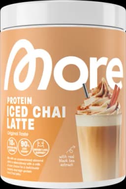 Protein Iced Coffee Chai Latte von MORE