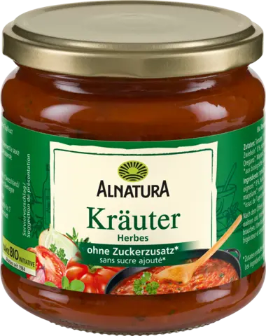 Bio Tomatensauce Kräuter von ALNATURA