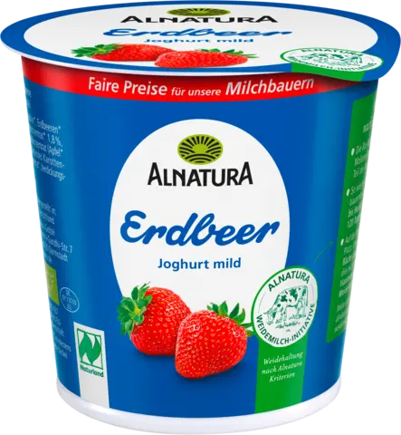 Bio Erdbeer Joghurt 3,8% Fett von ALNATURA