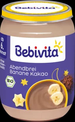 Bio Abendbrei Banane Kakao ab 6. Monat von BEBIVITA