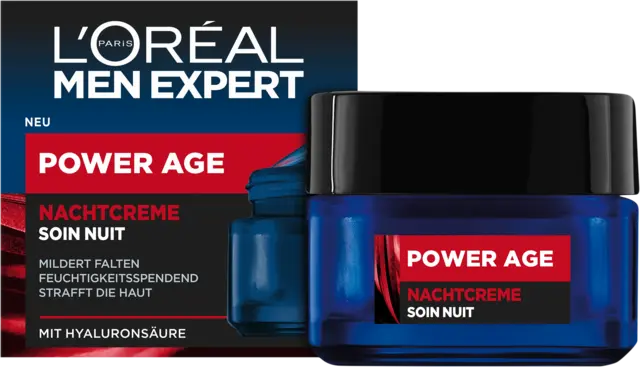 Men Expert Power Age Nachtcreme von LOREAL