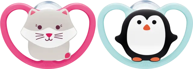 Beruhigungssauger Space Silikon Gr.2 von NUK