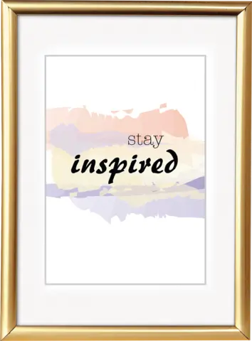 Rahmen Madrid Kunststoff gold 13 x 18 cm von HAMA