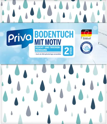 Bodentuch mit Motiv von PRIVA