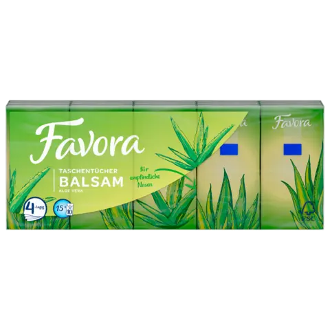 Taschentücher Balsam 4lg von FAVORA