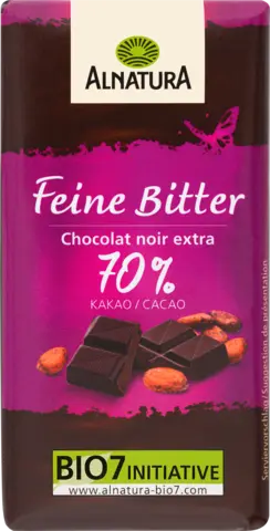Bio Mini Schokotäfelchen Feine Bitter von ALNATURA