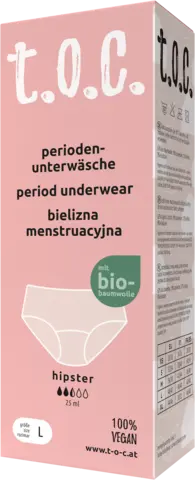 Menstruations-Unterwäsche Hipster Gr.L von T.O.C.
