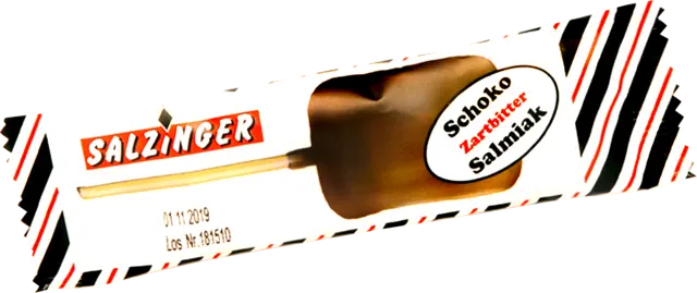 Salmiak Lolly Zartbitter von SALZINGER