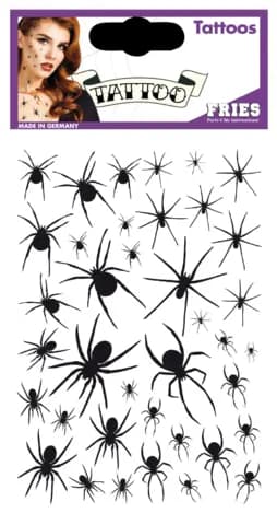 Tattoos Black Spider 1Bogen von FRIES