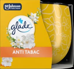 Duftkerze mit Dekorfolie Anti-Tabac von GLADE by BRISE