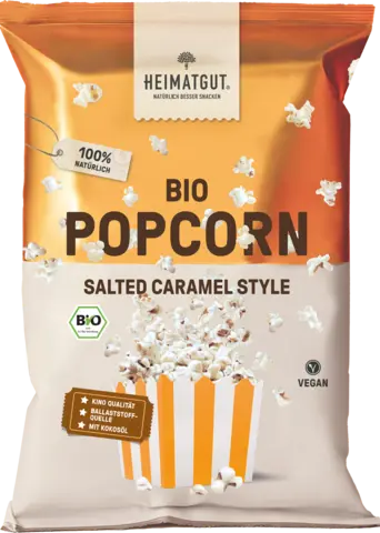 Bio Popcorn Salted Caramel Style von HEIMATGUT