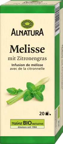 Bio Melissen Tee mit Zitronengras von ALNATURA