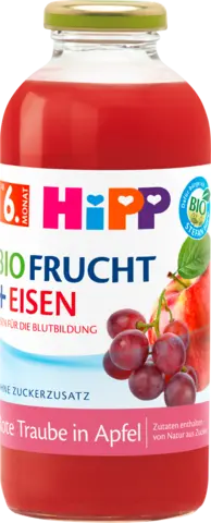 Bio Rote Traube in Apfel mit Eisen ab 6. Monat von HIPP