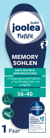 Fußfit Memory Sohle von JOOLEA