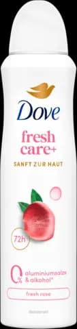 Deo-Spray Freshcare+ Rosenduft ohne Aluminiumsalze von DOVE