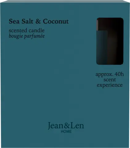 Scented Candle Sea Salt & Coconut von JEAN & LEN