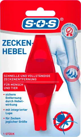 Zecken-Hebel von SOS