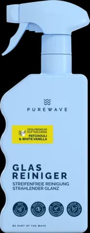 Glasreiniger Patchouli & White Vanilla von PUREWAVE