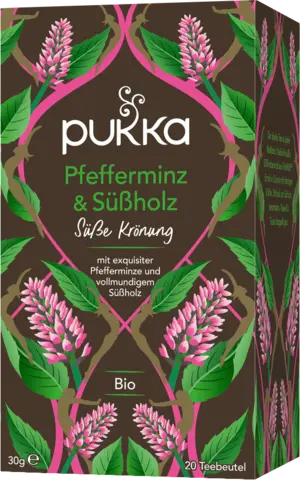 Bio Pfefferminz & Süßholz Tee von PUKKA
