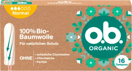 Organic Bio Tampon normal von OB