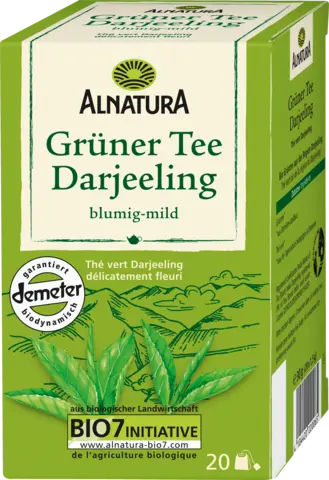 Demeter Grüner Tee Darjeeling von ALNATURA