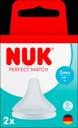 Trinksauger Perfect Match Silikon Anti-Kolik 3+ Monate Gr.M von NUK