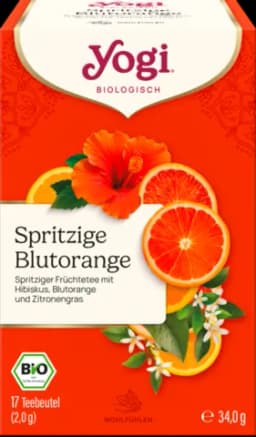 Bio Spritzige Blutorange von YOGI TEA