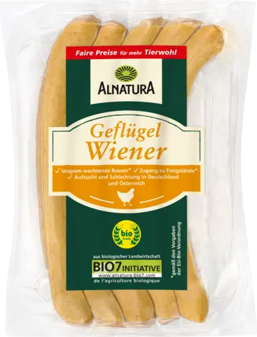 Bio Geflügel Wiener von ALNATURA