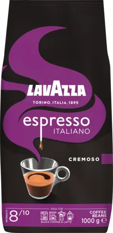 Espresso Cremoso ganze Bohnen von LAVAZZA