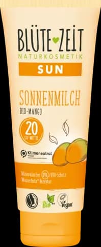 Sonnenmilch LSF20 von BLÜTEZEIT