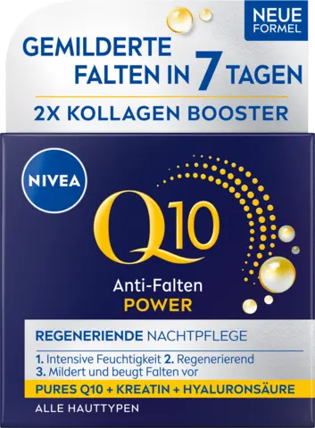 Q10 Power Anti-Falten Regenerierende Nachtpflege von NIVEA