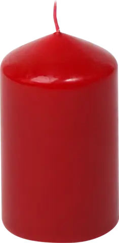 Stumpenkerze altrot 80 x 47 mm von STEINHART