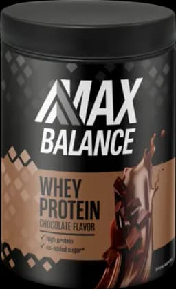 Whey Proteinpulver Schokolade-Geschmack von MAX BALANCE