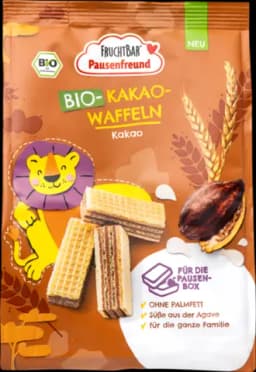 Bio Kakao-Waffeln von FRUCHTBAR