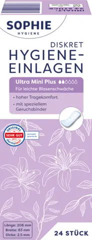 Hygiene Einlagen Ultra Mini Plus von SOPHIE