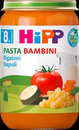 Bio Pasta Bambini Rigatoni Napoli von HIPP