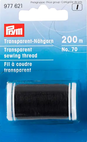 Nähgarn transparent dunkel von PRYM