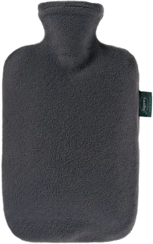 Wärmflasche mit Vliesbezug anthrazit von FASHY