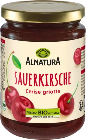 Bio Fruchtaufstrich Sauerkirsche von ALNATURA