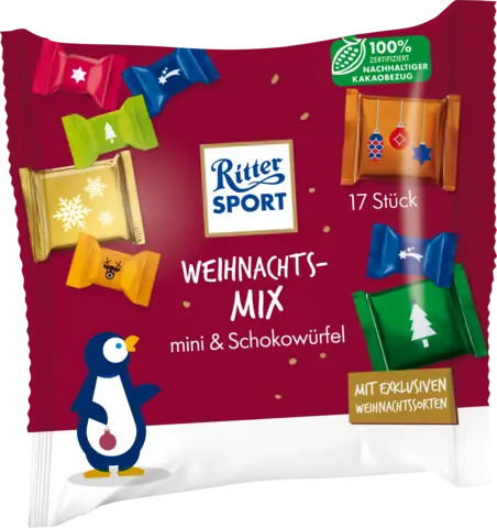 Bunter Weihnachtsmix von RITTER SPORT