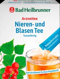 Nieren- und Blasen Tee Stick 10ST von BAD HEILBRUNNER