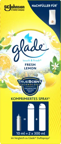 Touch & Fresh Fresh Lemon Minispray Nachfüller von GLADE by BRISE