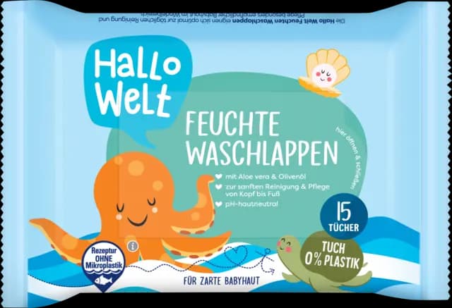 Feuchte Waschlappen
