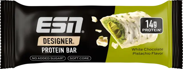 Designer Protein Bar White Chocolate Pistachio Flavor von ESN