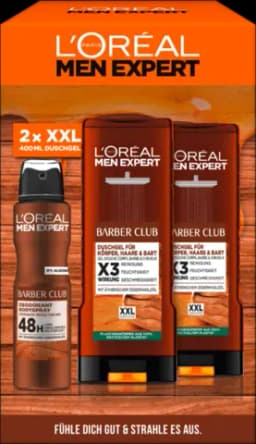 Barber Club Box XXL Duschgel&Deo Bodyspray von LOREAL